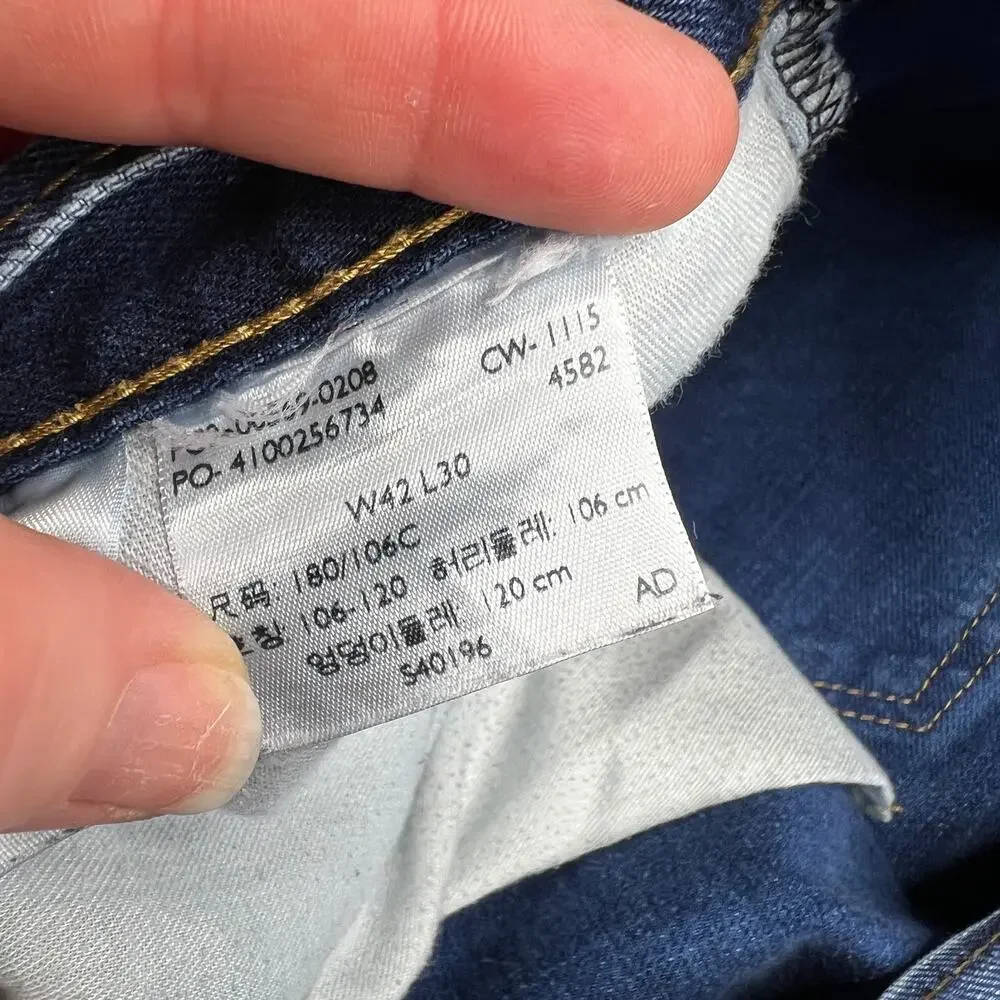 Levi's 569 Loose Straight Medium Blue Jeans 42.29